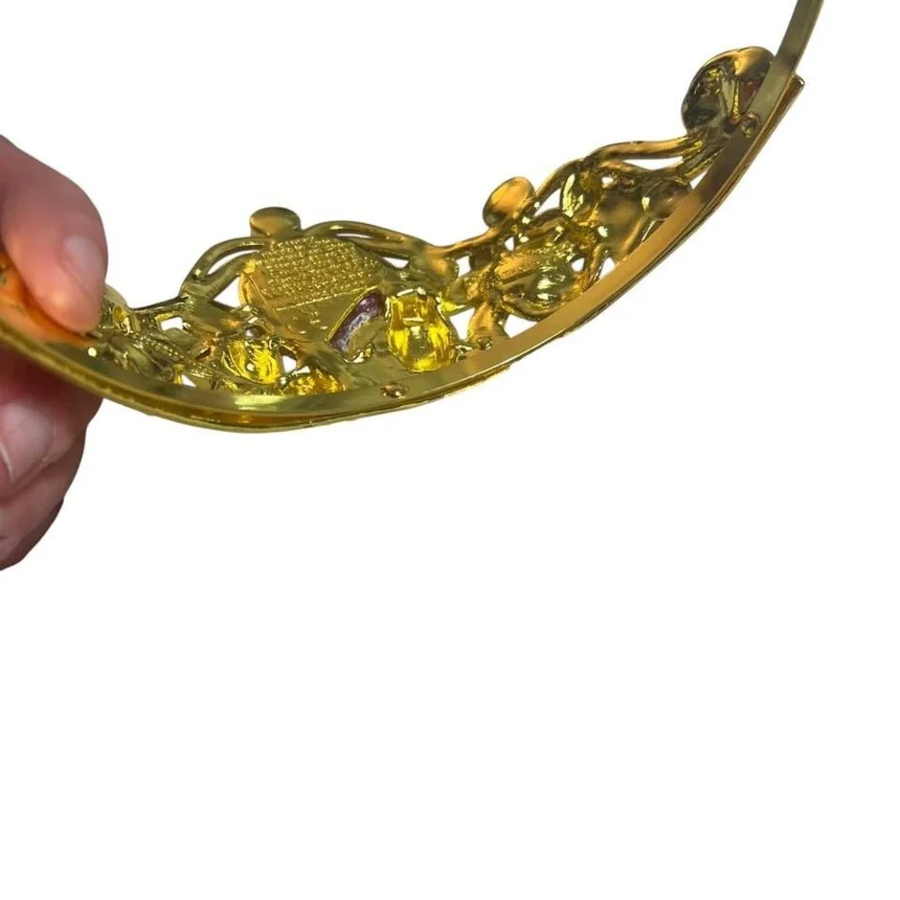 Disney Princess Tiara Rapunzel Costume Tiara Made Of Gold‎ Plated Metal